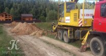 Садоводческое Товарищество Калезея - траншея водопровода